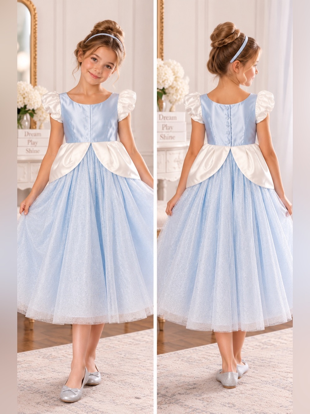 NWT Janie and Jack Disney Cinderella Dress size  12
